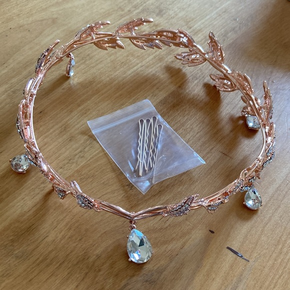 SweetV Accessories Sweetv Leaf Wedding Crown Poshmark